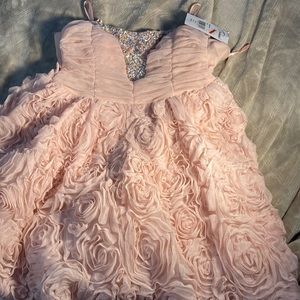 Pink pretty prom dress